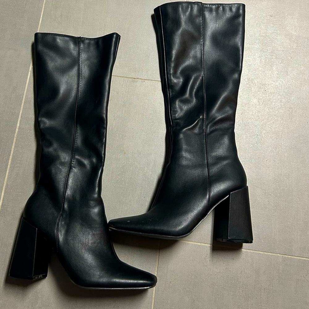 Black Boot Heels